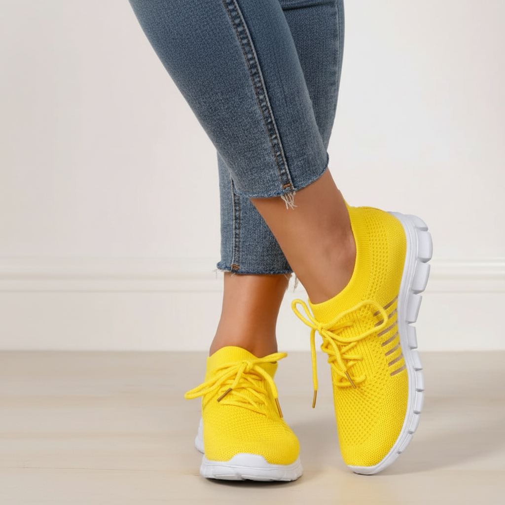 Vicky - Atmungsaktive Schnürsneaker