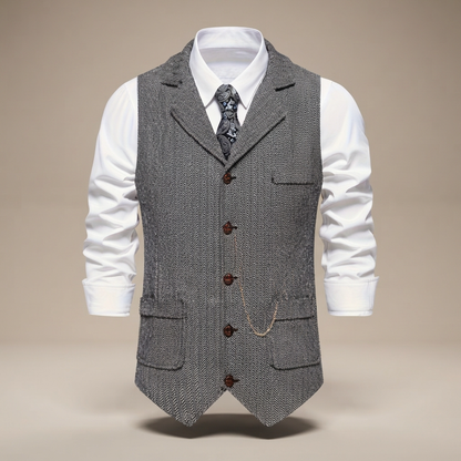 Clayton - Locker geschnittene Retro-Weste