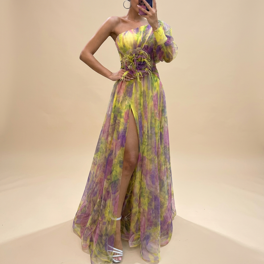 Dianna - Eindrucksvolles Tüll-Maxikleid