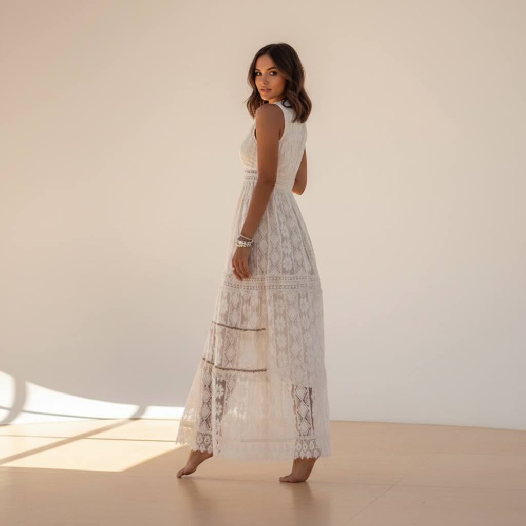 Barbarra - Elegantes Hochtailliertes Kleid