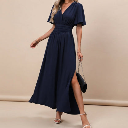 Leyli - Schickes Midi-Kleid mit Schlitz