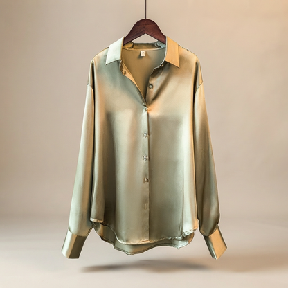 Chazzy - Stilvolle Glanzbluse