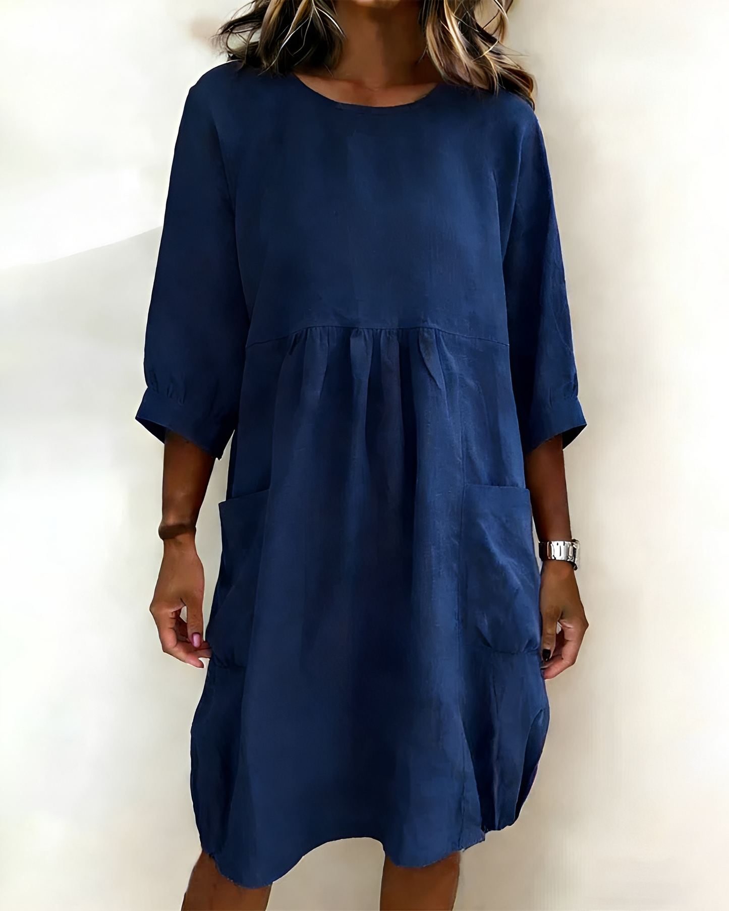 Shadia - Bequemes und Entspanntes Midikleid