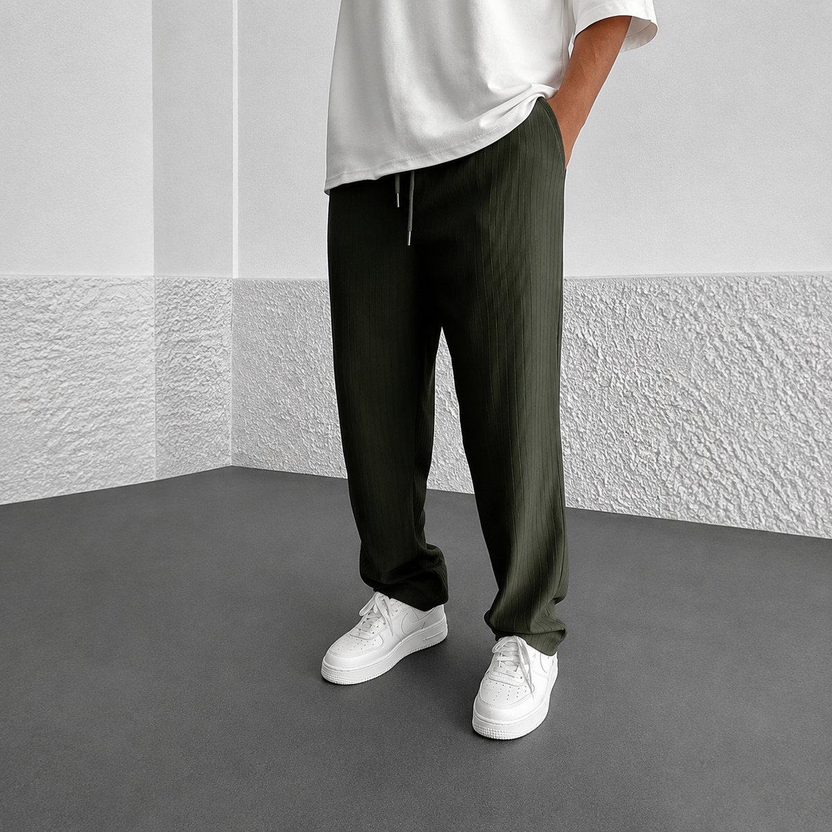 Zeke - Lässige Kordelzug-Lose-Hose