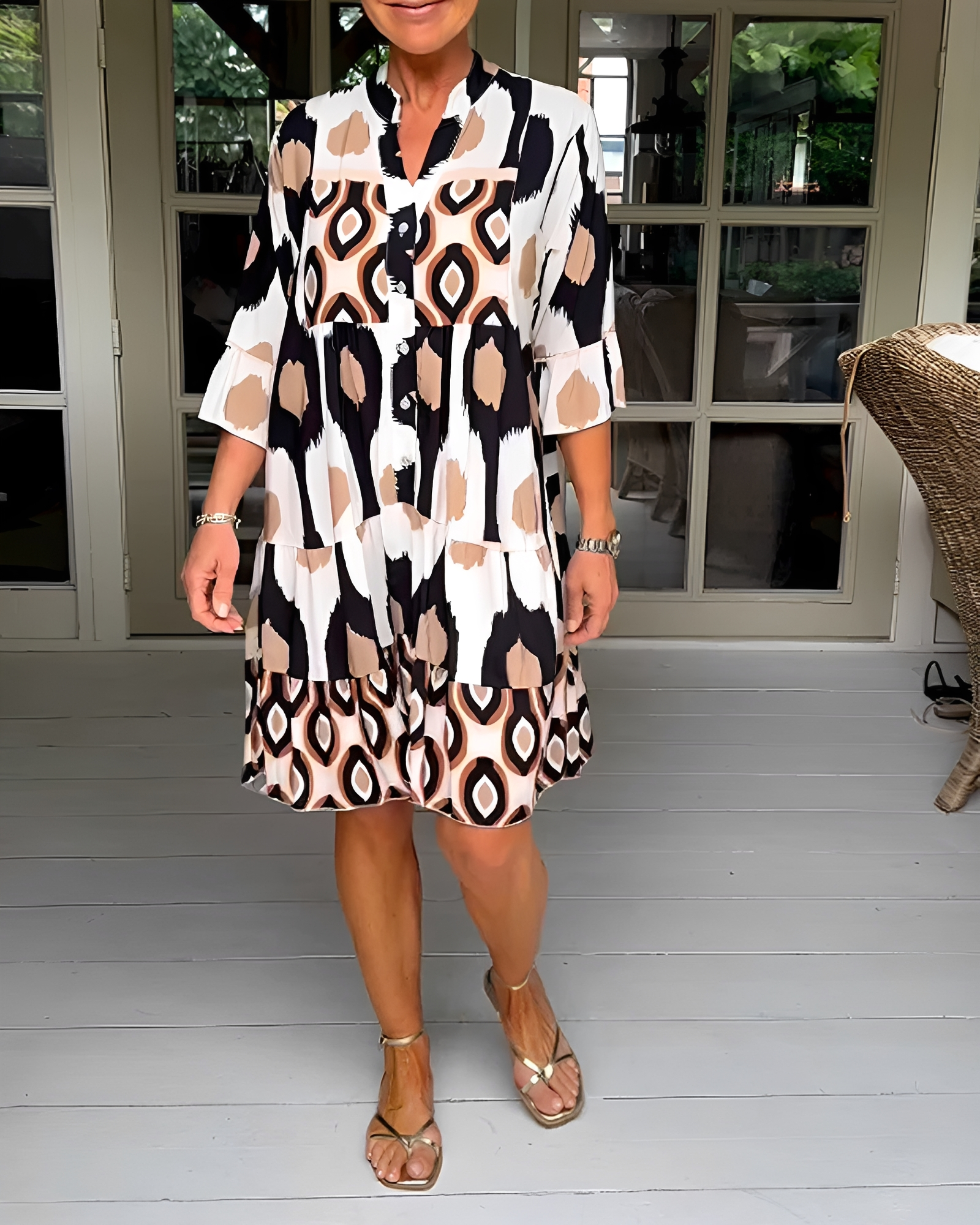 Faiza - Schickes und lockeres Minikleid