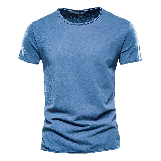 Roderick - Bequemes Herren-T-Shirt aus Baumwolle mit kurzen Ärmeln