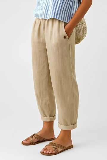 Yunie - Bequeme Hose mit elastischem Bund