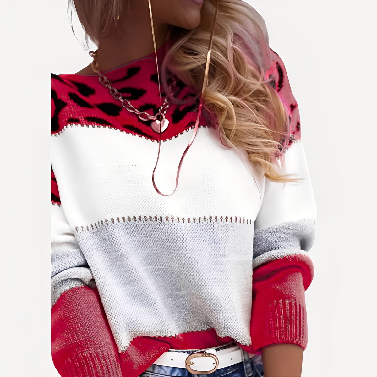 Anne - Stilvoller Pullover mit Design