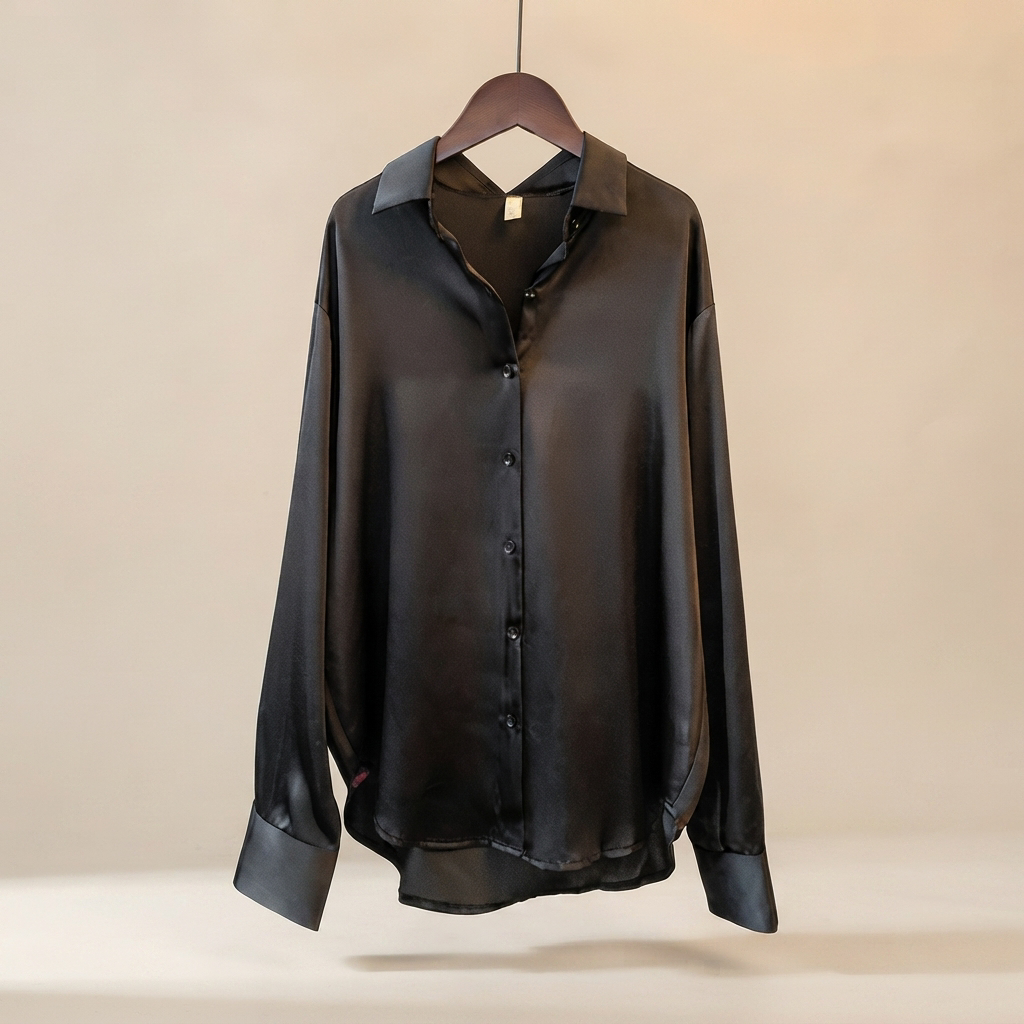 Chazzy - Stilvolle Glanzbluse