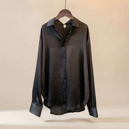 Chazzy - Stilvolle Glanzbluse