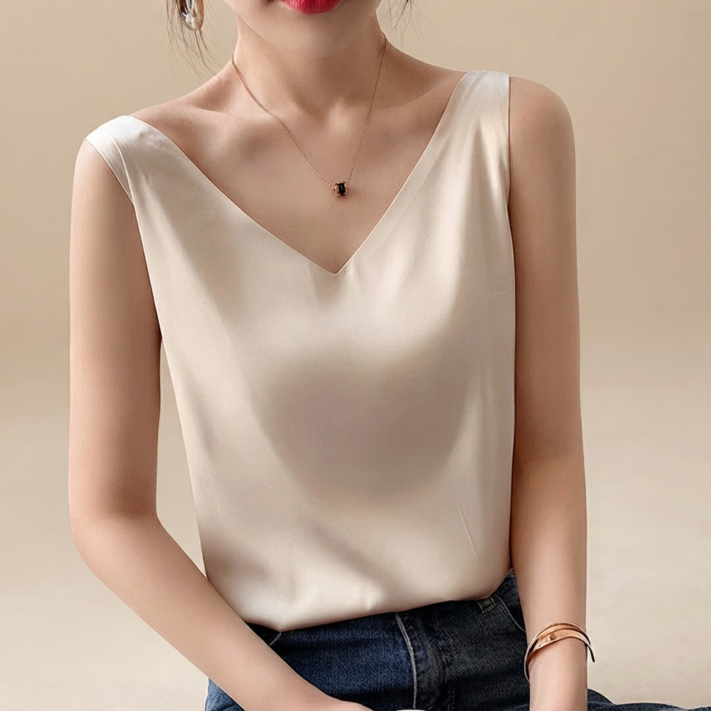 Trina - Elegantes Top mit V-Ausschnitt