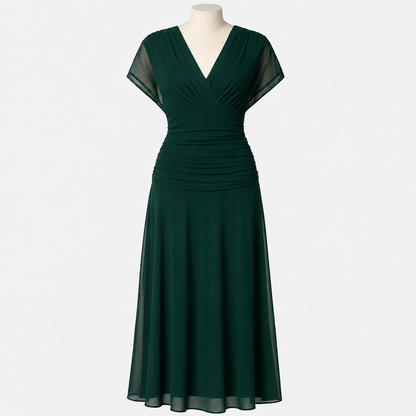 Devanta - Elegantes Kleid mit V-Ausschnitt