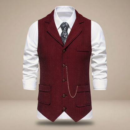 Clayton - Locker geschnittene Retro-Weste