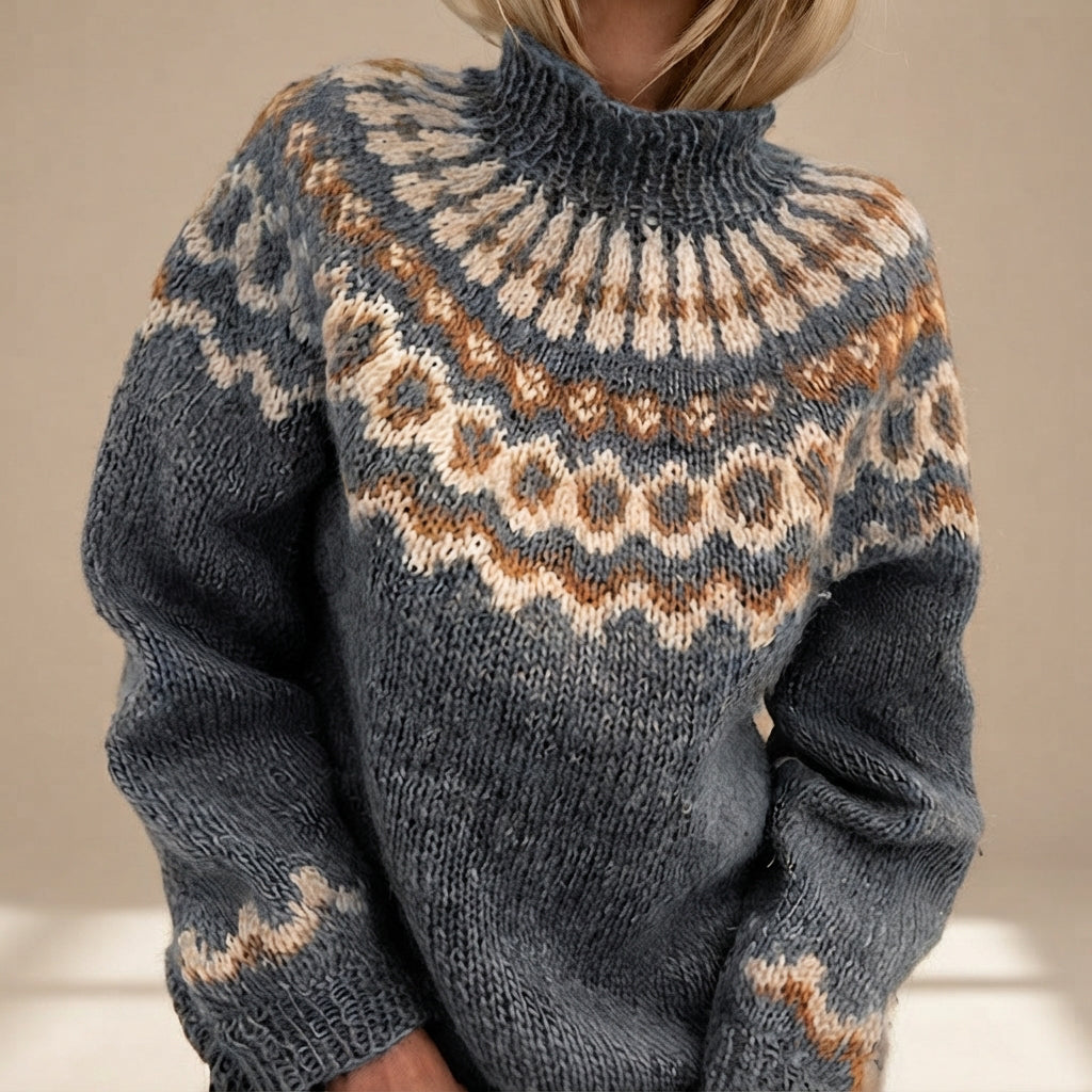 Oona - Bequemer Pullover mit Rollkragen