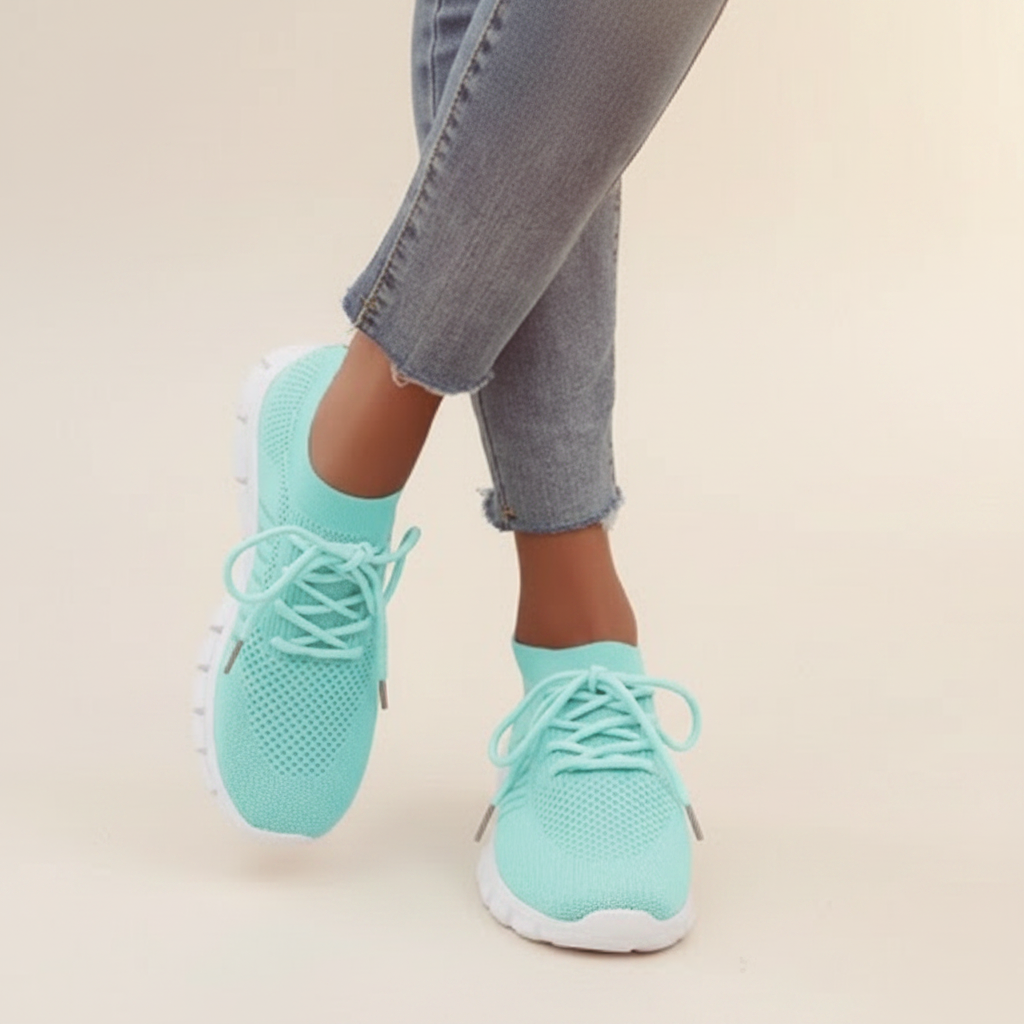 Vicky - Atmungsaktive Schnürsneaker