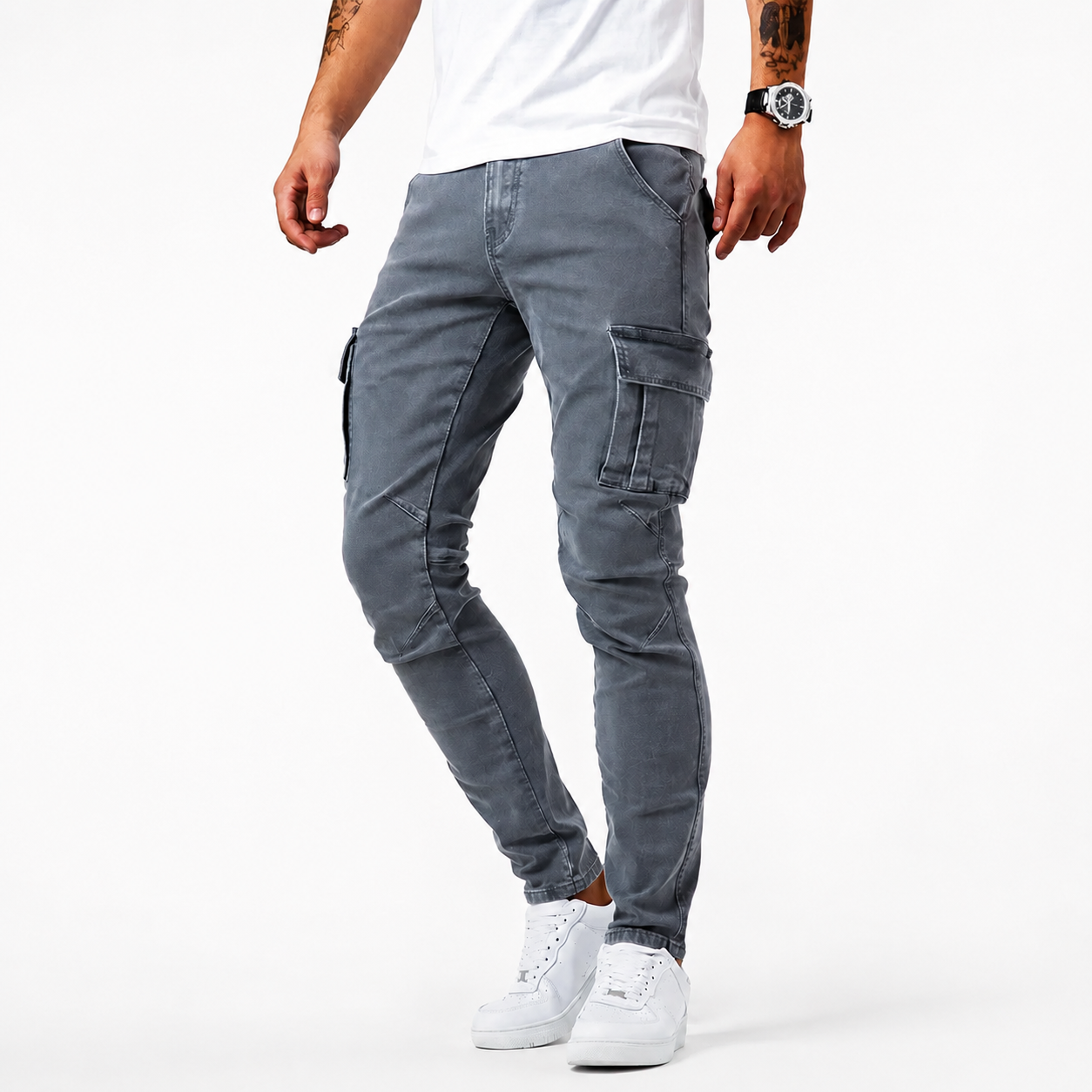 Zilton - Lässige Slim-Fit-Cargohose