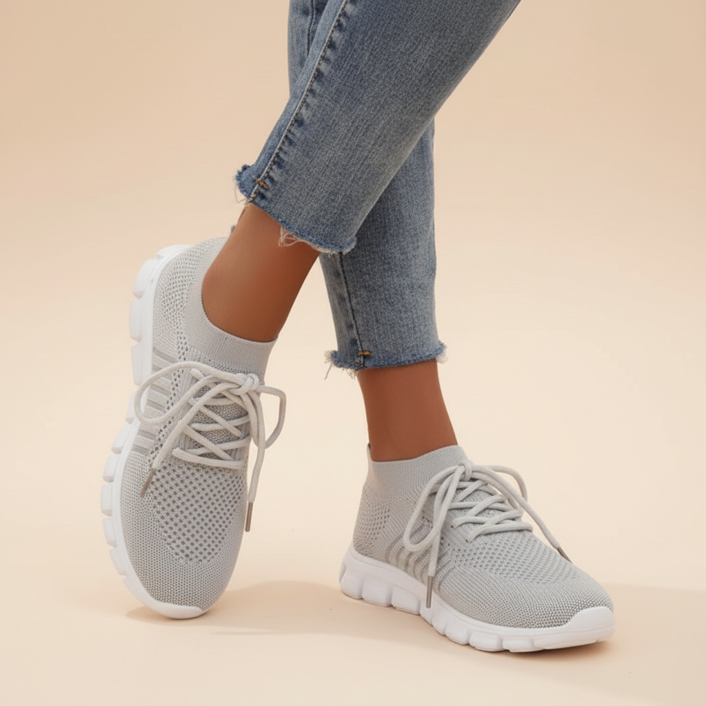 Vicky - Atmungsaktive Schnürsneaker