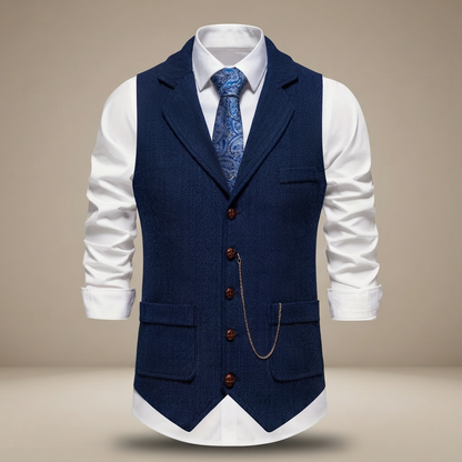 Clayton - Locker geschnittene Retro-Weste