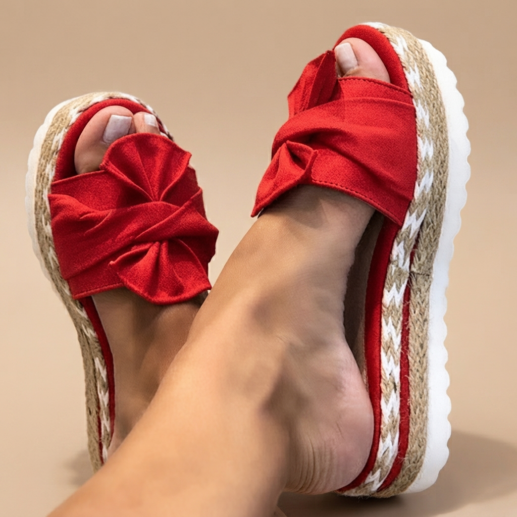 Claudia - Modische Sandalen mit Schleife