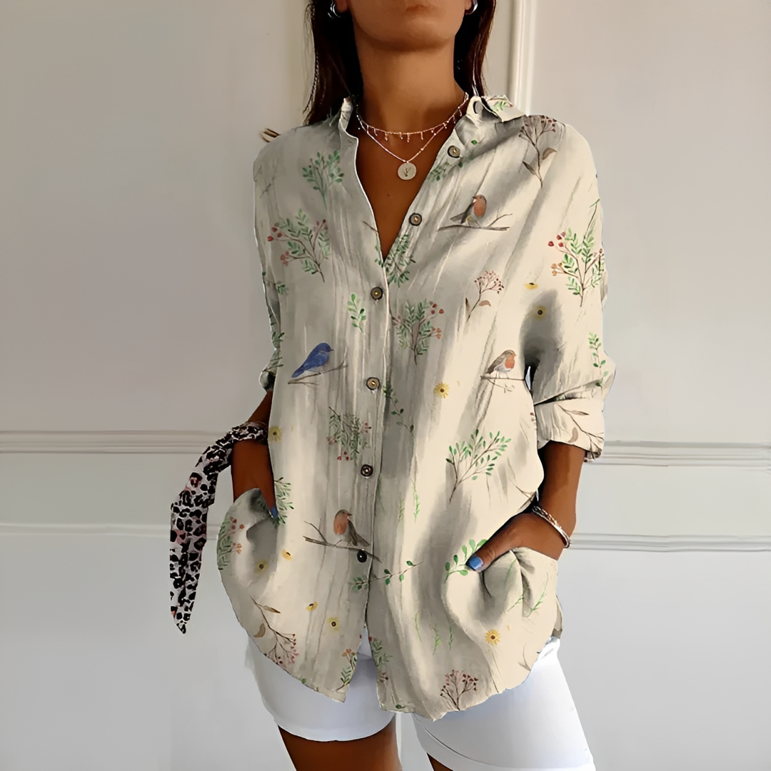 Eleanor - Elegante Bluse mit Knöpfen
