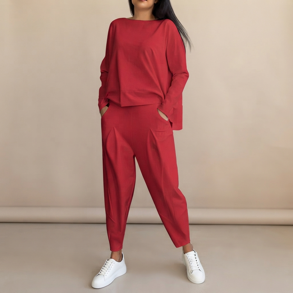 Emilyn - Komfortables Set mit weiter Hose