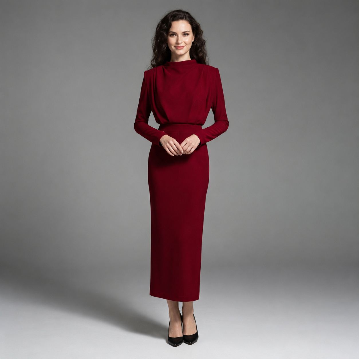 Darby - Modisches Langarmkleid