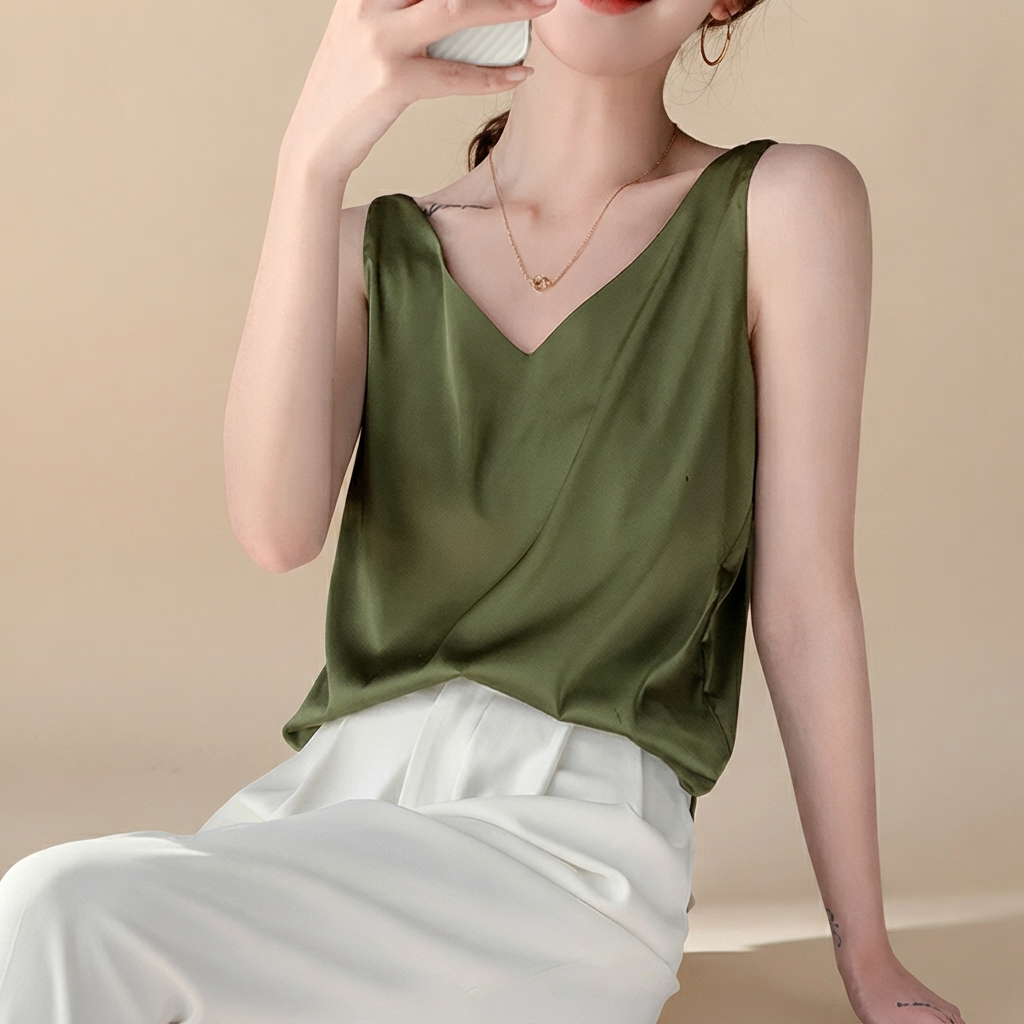 Trina - Elegantes Top mit V-Ausschnitt
