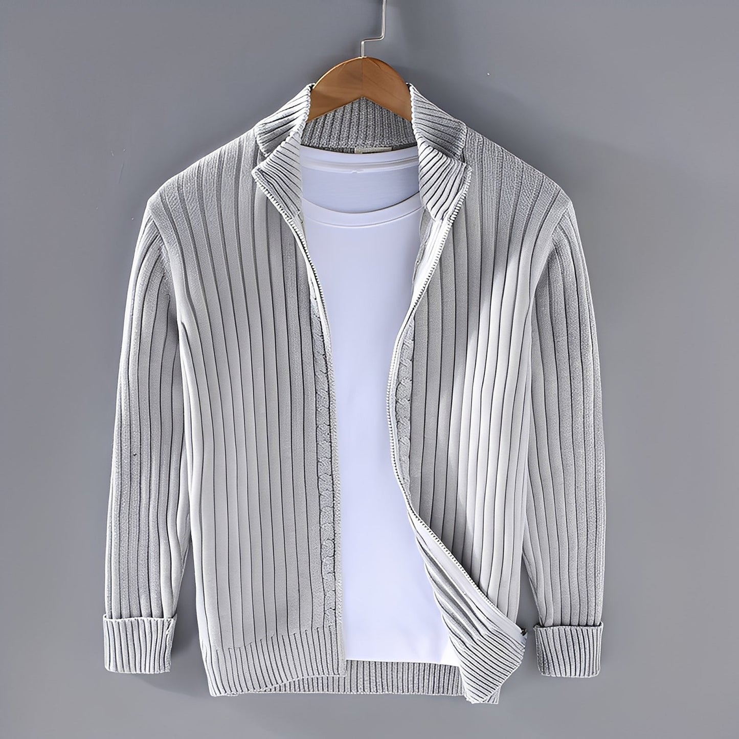 Jacquy - Zeitgemäßer Herren-Strickcardigan