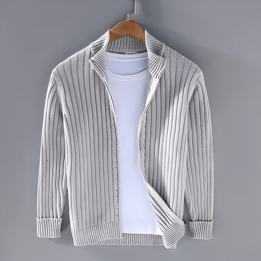 Jacquy - Zeitgemäßer Herren-Strickcardigan