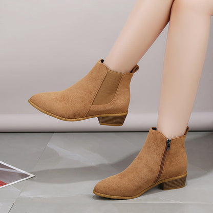 Karen - Stilvolle Damen-Chelsea-Boots mit spitzer Spitze