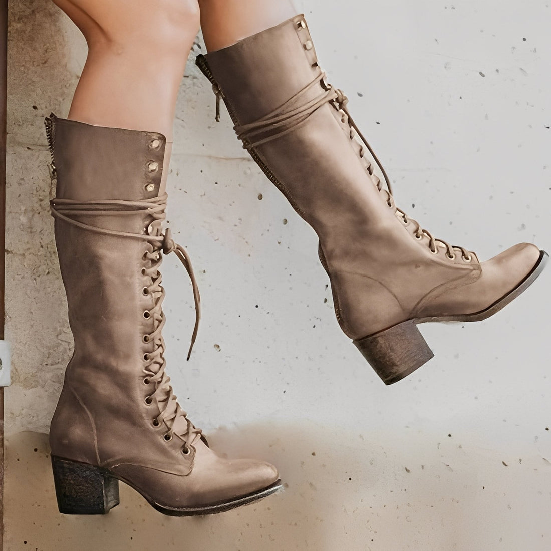 Ludivine - Damen-Stiefeletten mit Blockabsatz