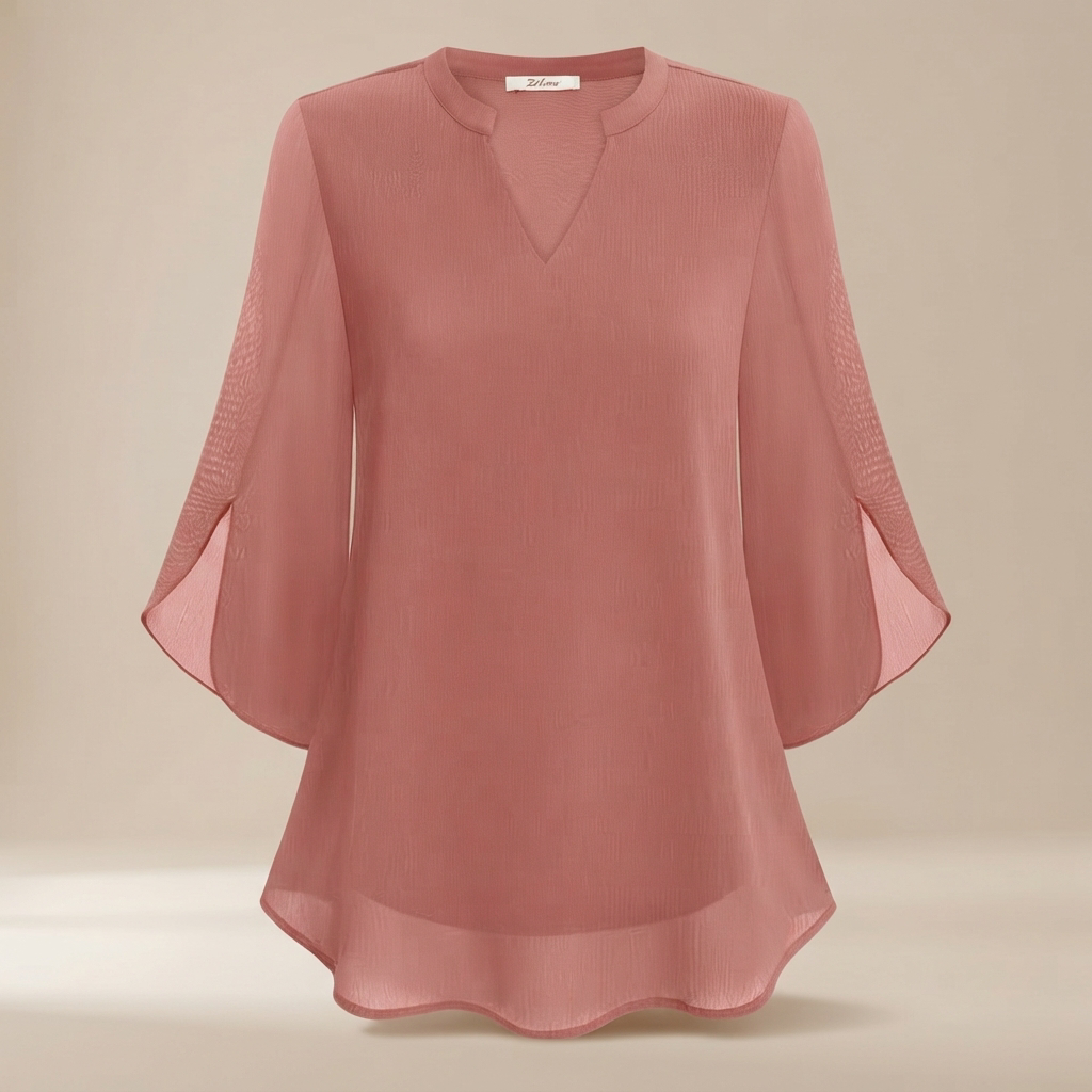 Arsine - Schicke, locker geschnittene Bluse mit V-Ausschnitt