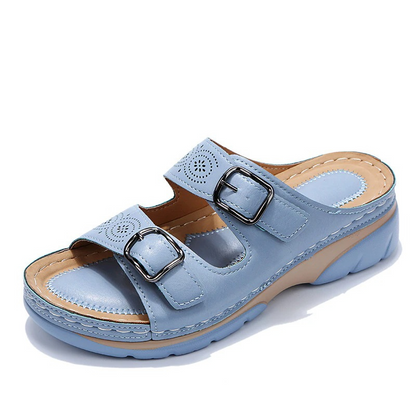 Ariella - Orthopädische Freizeitsandalen mit Keil für Damen