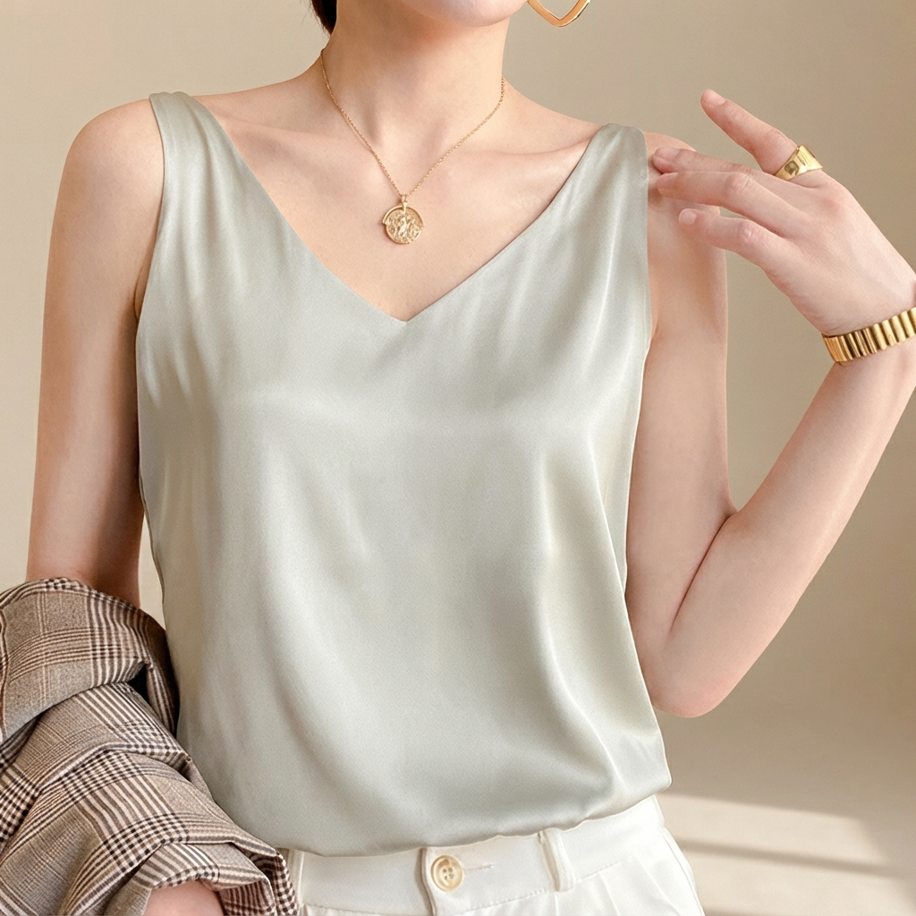 Trina - Elegantes Top mit V-Ausschnitt