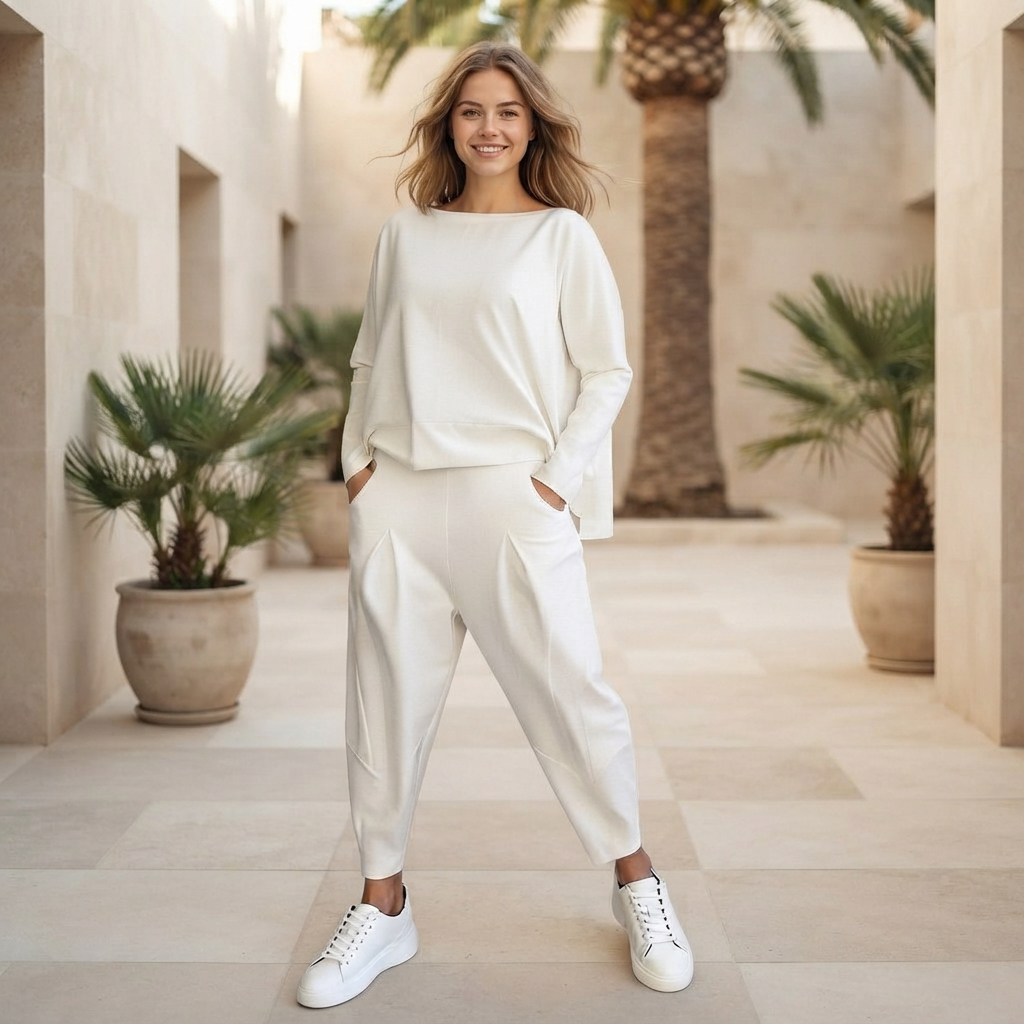 Emilyn - Komfortables Set mit weiter Hose