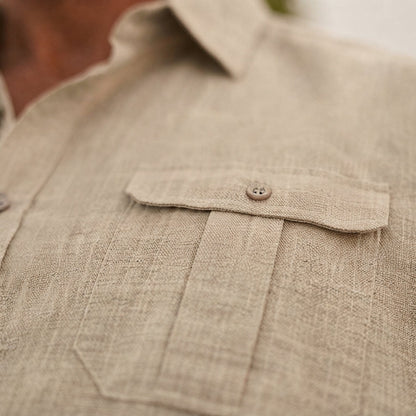 Lewys - Komfortables Button-Down-Poloshirt