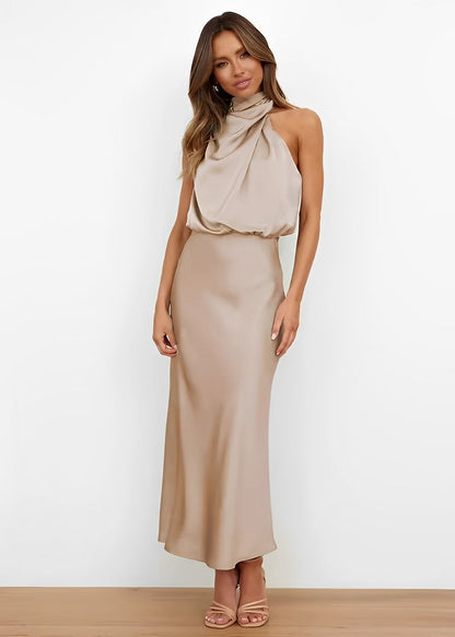Marley - Elegantes Satin-Abendkleid für Damen