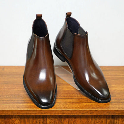 Jeremy - Formale Chelsea-Stiefel aus Leder für Herren
