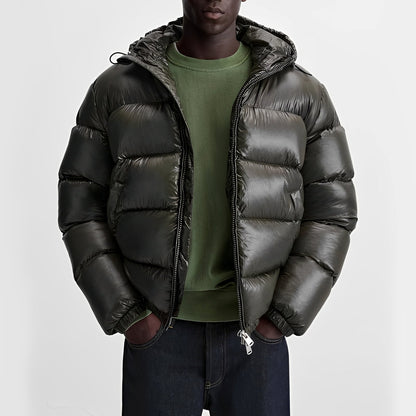 Myles - Herren-Kapuzenjacke aus dicker Daune