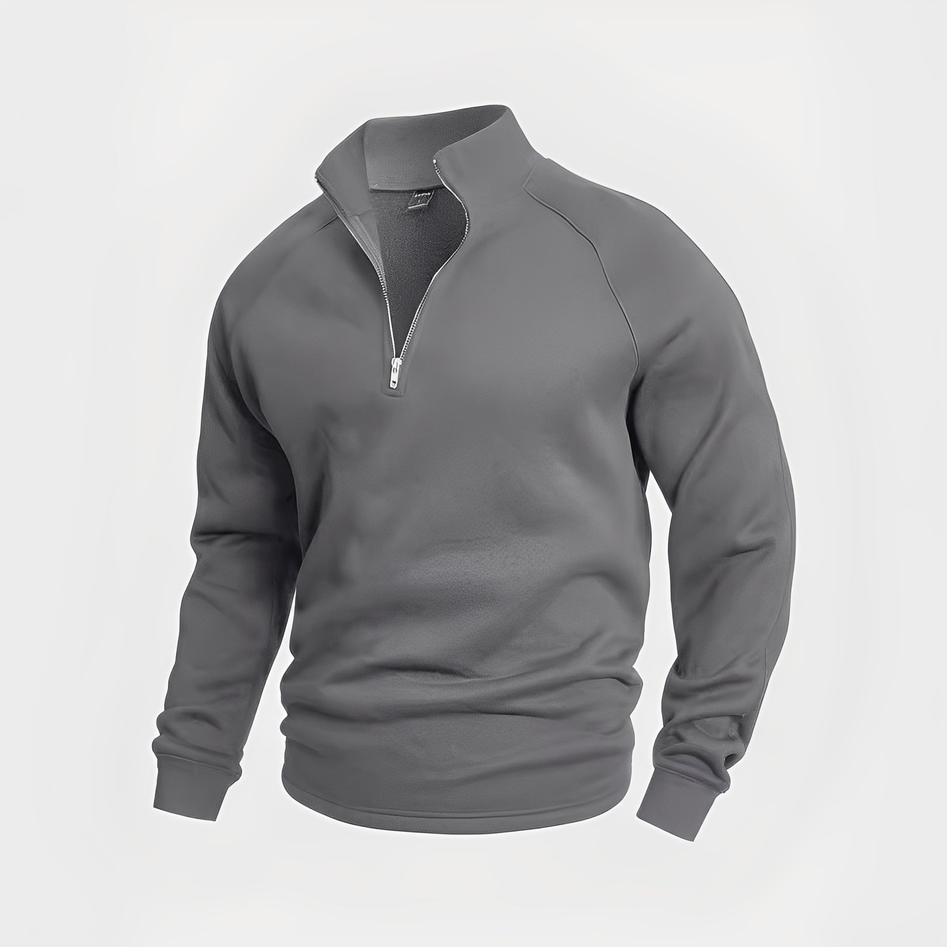 Wiley - Bequemes Herren-Sweatshirt mit Reißverschluss