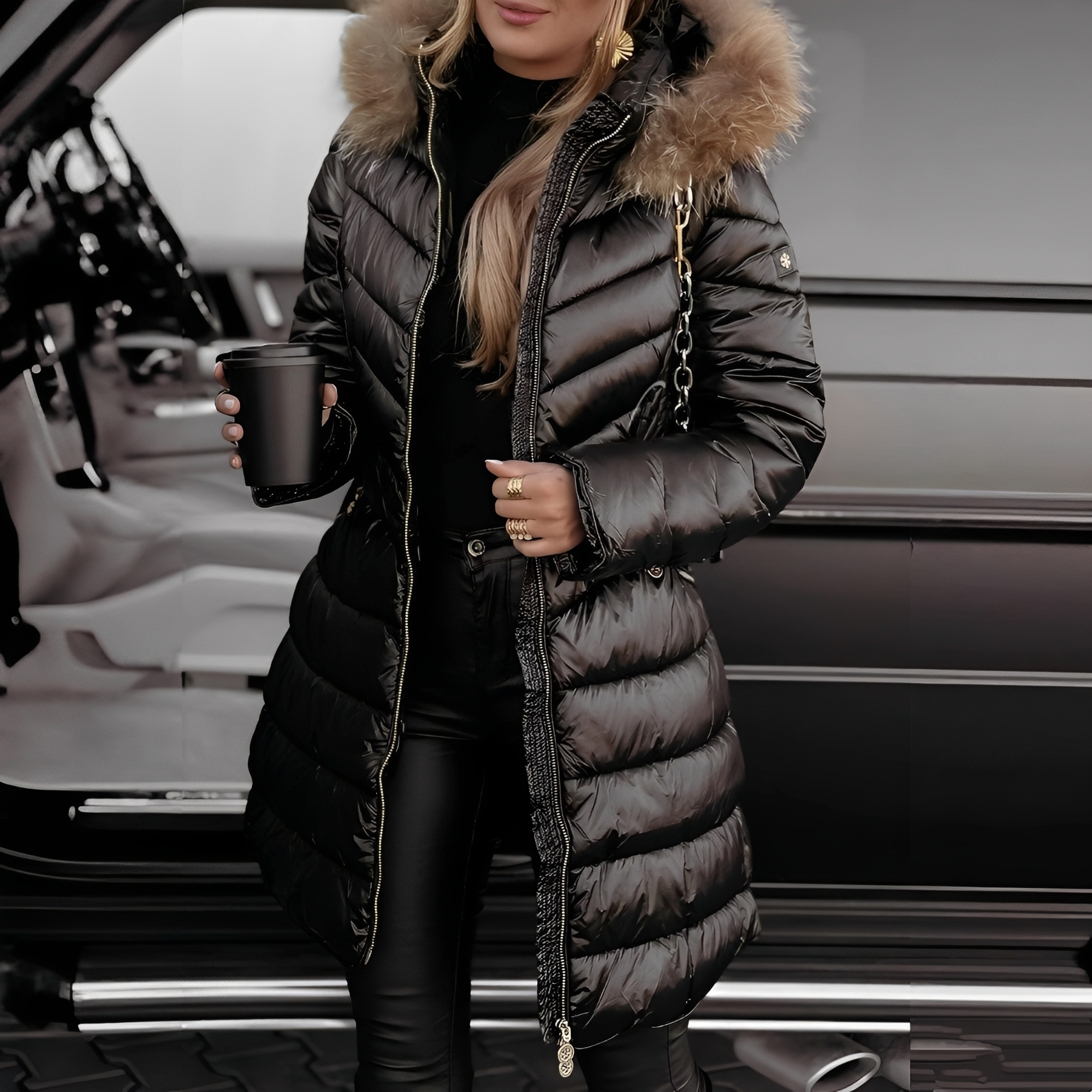 Caroline - Jacke für Damen mit Kragen
