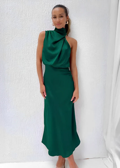 Marley - Elegantes Satin-Abendkleid für Damen