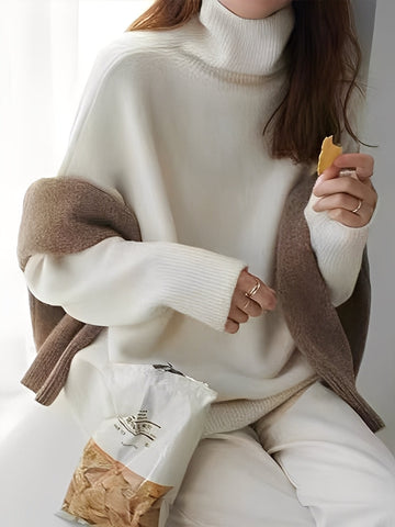 Yvette – Pullover mit hohem Kragen für Damen