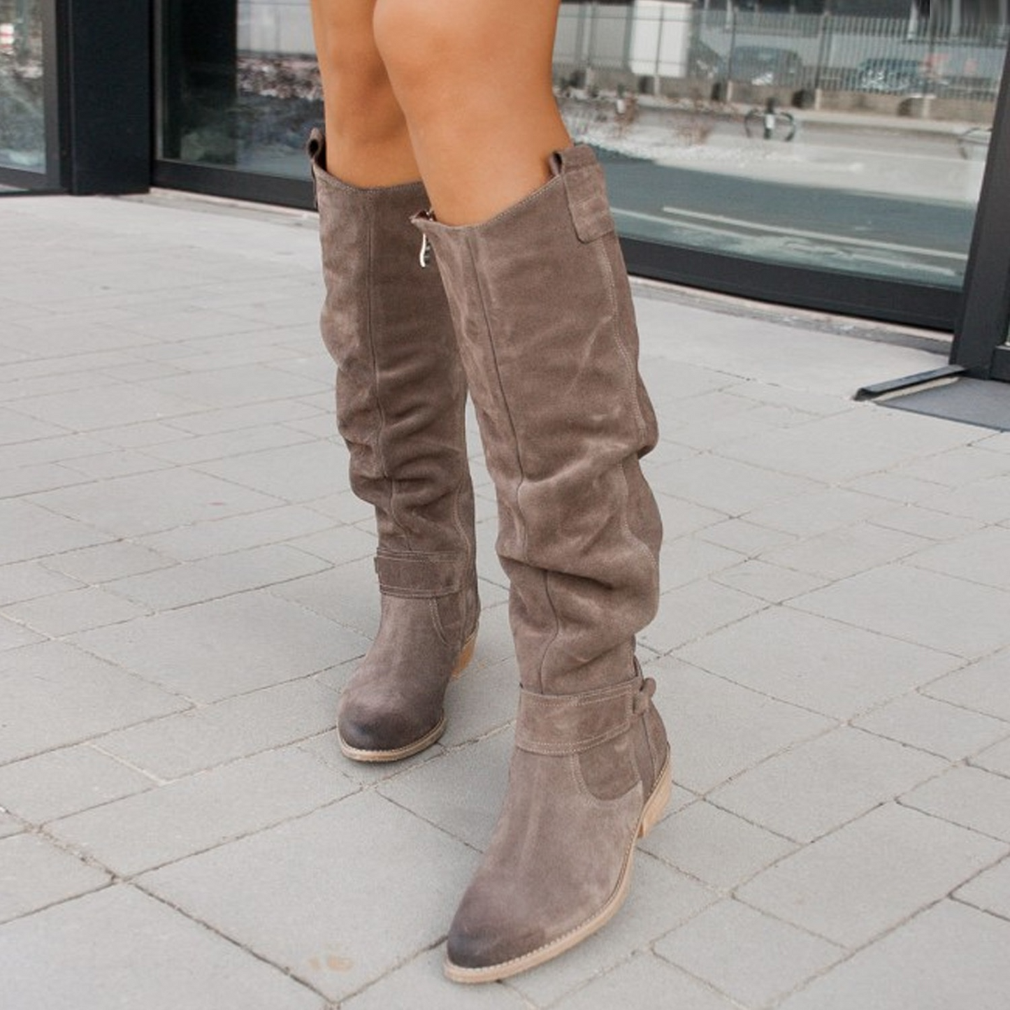 Terina - Legere Damenstiefel bis zum Knie