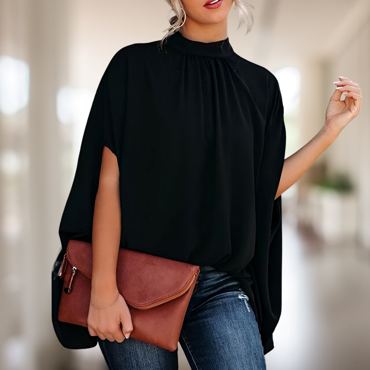 Zara - Moderne, lässige Bluse