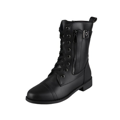 Saskia - Stylische Damenstiefeletten mit seitlichem Reißverschluss