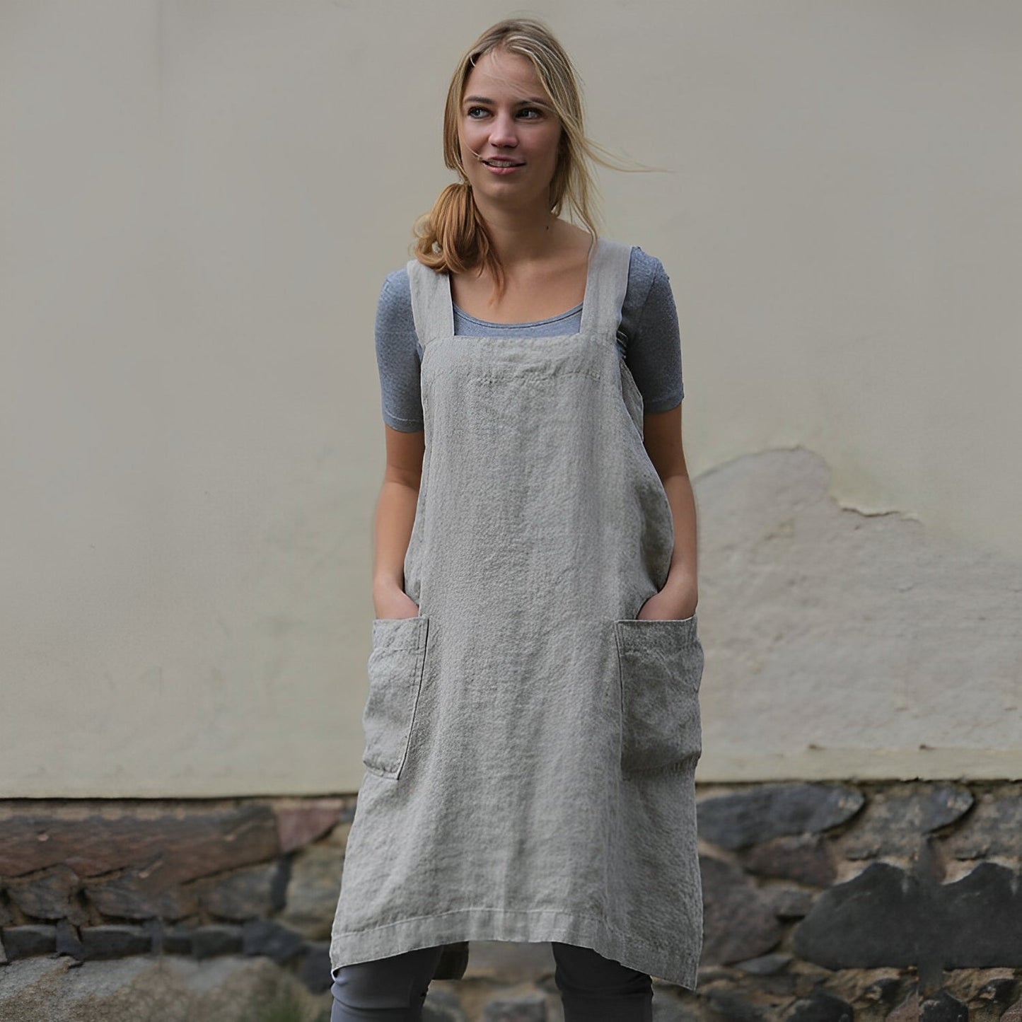 Mozelle - Damen-Sommerkleid mit Taschen im entspannten Design