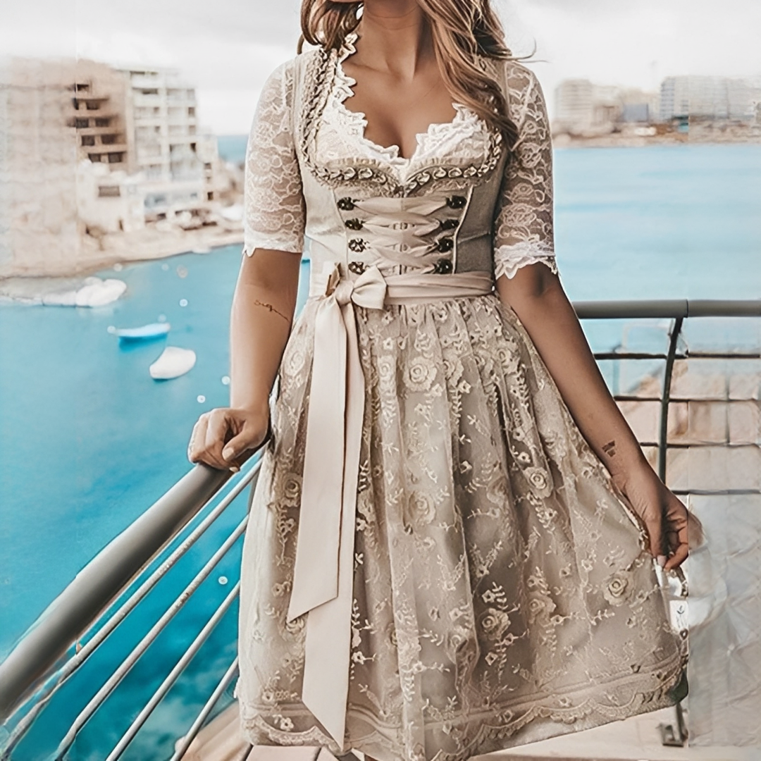 Mayette - Elegantes Vintage-Kleid für Frauen (Futter nicht enthalten)