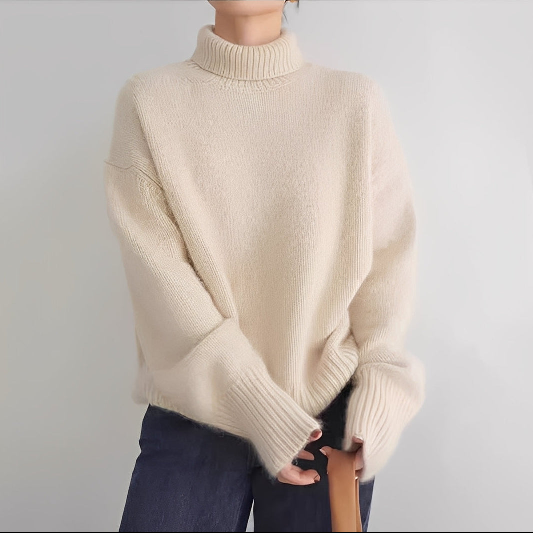 Clementine - Damenpullover mit bequemen Rollkragen