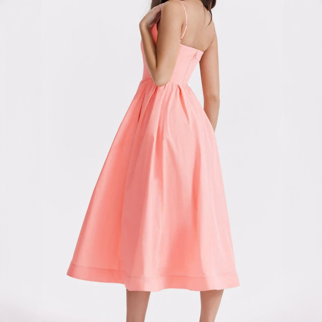 Jenesa - Schickes ärmelloses Damenkleid